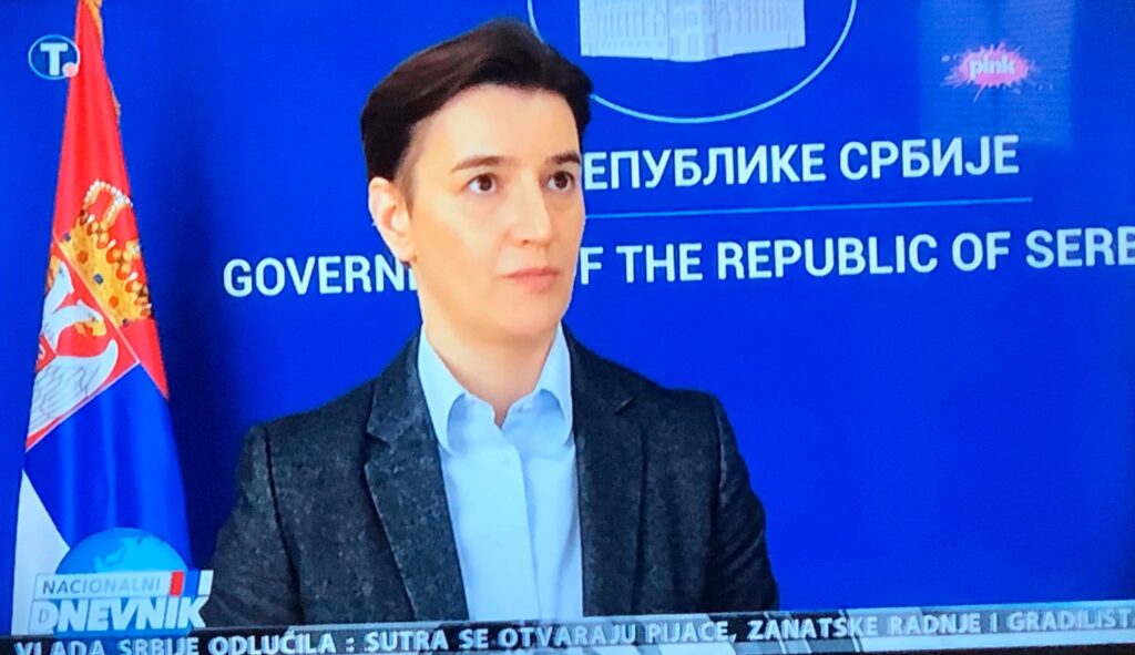 Ana Brnabić, foto: TV Pink, prtScr