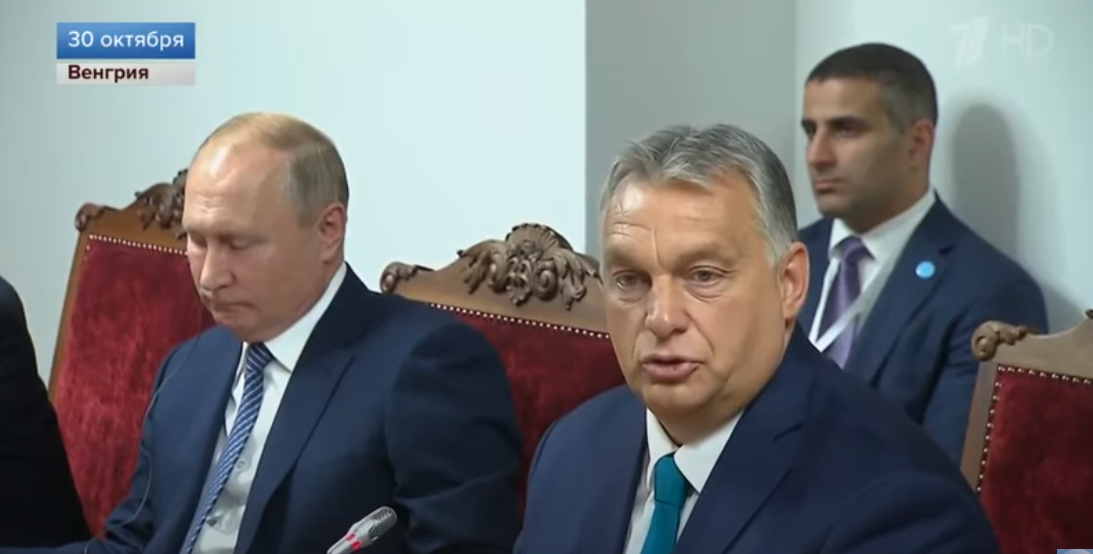 Виктор Орбан са Путином, фото: Новости на Первом Канале, јутјуб