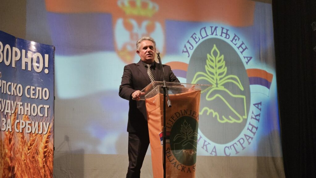 Predsednik Ujedinjene seljačke stranke Milija Miletić, foto: V.M. 