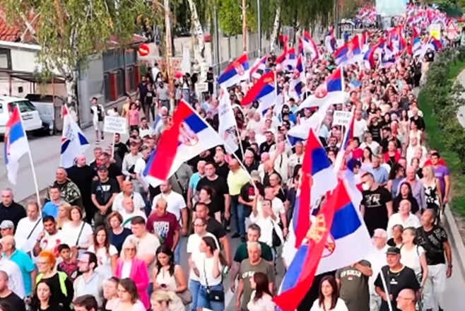 SNS najavio šetnju u Nišu podrške Srbima na KiM