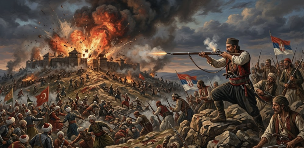 Čegarska bitka, foto: AI